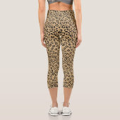 Leopard-Printdesign Capri Leggings (Rückseite)