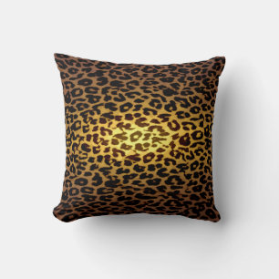 Leopard-Printhaut Kissen