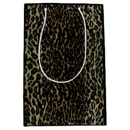 Leopard-Printmedien-Geschenk-Tasche Mittlere Geschenktüte