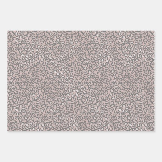 Leopard Prints Geschenkpapier Set (Vorderseite 2)