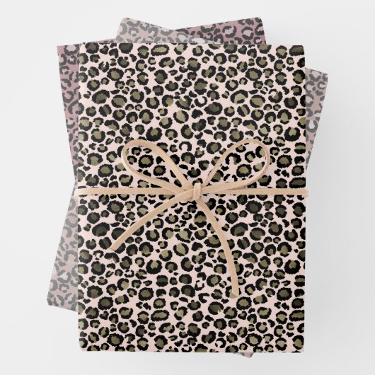 Leopard Prints Geschenkpapier Set (Beispiel)