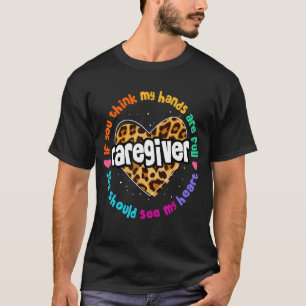 Leopard Proud Caregiver Krankenpflege Woche Er T-Shirt