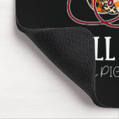 Leopard Pumpkin Fall Vibes und dass Picu Nurse Lif Mousepad (Ecke)