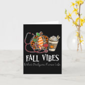 Leopard Pumpkin Fall Vibes und diese Dialyse Nurse Karte (Gelbe Blume)