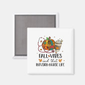 Leopard Pumpkin Fall Vibes und diese Infusion Kran Magnet (Vorderseite/Rückseite)