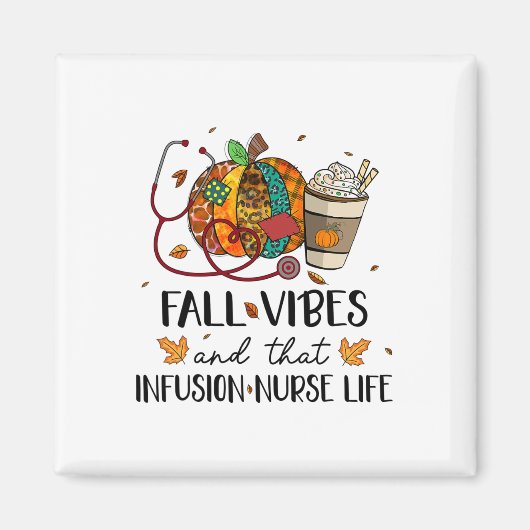 Leopard Pumpkin Fall Vibes und diese Infusion Kran Magnet (Vorne)