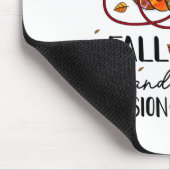 Leopard Pumpkin Fall Vibes und diese Infusion Kran Mousepad (Ecke)