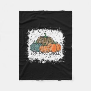 Leopard Pumpkin Herbst Herbst Erntedank Fleecedecke