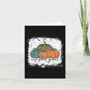 Leopard Pumpkin Herbst Herbst Erntedank Karte