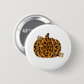 Leopard Pumpkin / Herbstsaison Button (Vorne & Hinten)