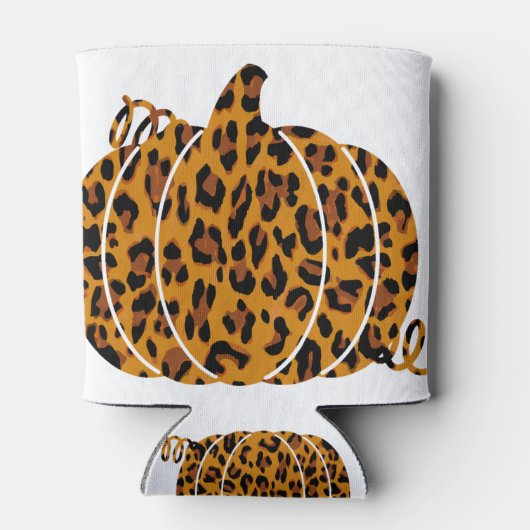 Leopard Pumpkin / Herbstsaison Dosenkühler (Rückseite)
