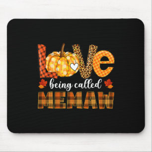 Leopard Pumpkin-Liebe heißt Memaw Fall Danke Mousepad