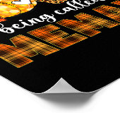 Leopard Pumpkin-Liebe heißt Memaw Fall Danke Poster (Ecke)