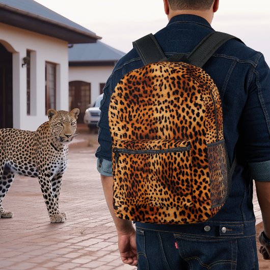 Leopard-Punkte für Muster Bedruckter Rucksack