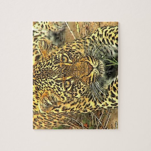 Leopard Puzzle (Vertikal)