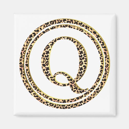 Leopard Q Magnet (Vorne)