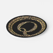 Leopard Q Pappteller (Schrägansicht)