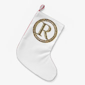 Leopard R Kleiner Weihnachtsstrumpf (Vorderansicht (hängend))