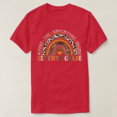 Leopard Rainbow 7th Grade Where The Adventure Begi T-Shirt (Design vorne)