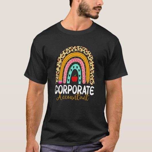 Leopard Rainbow Accounting Ba. T-Shirt (Vorderseite)