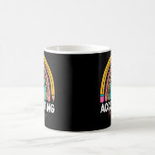 Leopard Rainbow Back Accounting Manager Kaffeetasse (Mittel)