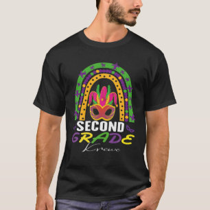 Leopard Rainbow Crew zweiter Klasse Lehrer Funny M T-Shirt