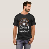 Leopard Rainbow Dentist Zahnarzthygienist T-Shirt (Vorne ganz)
