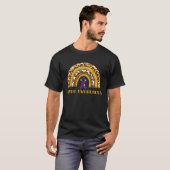 Leopard Rainbow Fibro Warrior T-Shirt (Vorne ganz)