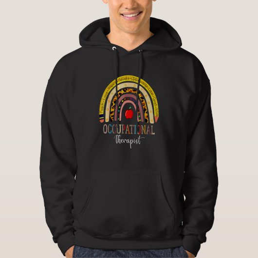 Leopard Rainbow Halloween C Hoodie (Vorderseite)