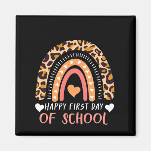 Leopard Rainbow Kindergarten Lehrer Magnet