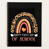 Leopard Rainbow Kindergarten Lehrer Planer (Vorderseite)