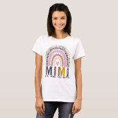 Leopard Rainbow Mimi Life, gesegnet Mimi T-Shirt (Vorne ganz)