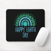 Leopard Rainbow Planet Happy Earth Day Niedlich Te Mousepad (Mit Mouse)