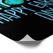 Leopard Rainbow Planet Happy Earth Day Niedlich Te Poster (Ecke)