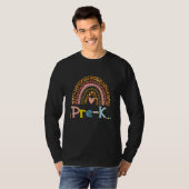 Leopard Rainbow Pre K wo das Abenteuer beginnt T-Shirt (Vorne ganz)