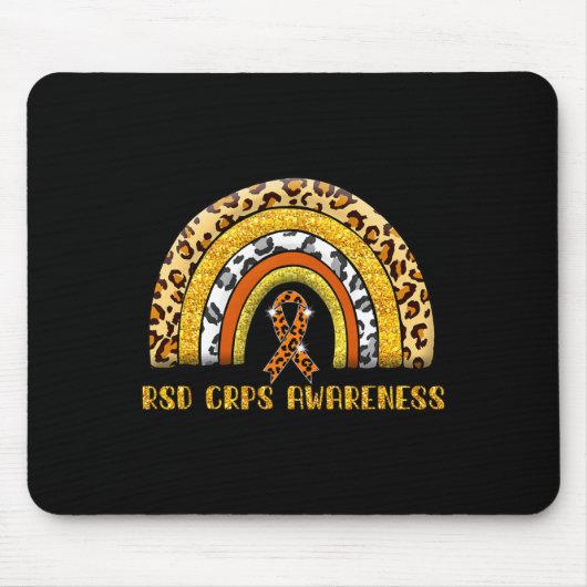 Leopard Rainbow Rsd Crps Warrior Mousepad (Vorne)