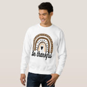 LEOPARD RAINBOW - SEHR DANKBAR SWEATSHIRT (Vorne ganz)