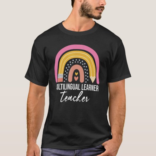 Leopard Rainbow Teac T-Shirt (Vorderseite)