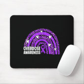 Leopard Rainbow Überdosierung Monat Lila Mousepad (Mit Mouse)