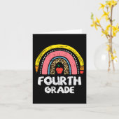 Leopard Rainbow Vierte Klasse 4. Karte (Gelbe Blume)