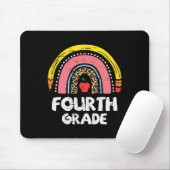 Leopard Rainbow Vierte Klasse 4. Mousepad (Mit Mouse)