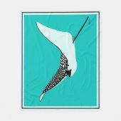 Leopard Ray Throw Blanket Fleecedecke (Vorderseite)