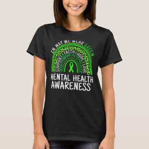 Leopard Regenbogen im Mai tragen wir grüne psychis T-Shirt