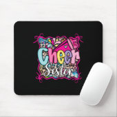 Leopard Regenbogen Kokette Cheer Schwester Cheerle Mousepad (Mit Mouse)