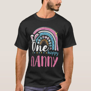 Leopard Regenbogen Ostereier Hasenohren Ein Hoppy T-Shirt