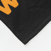 Leopard Regenbogen September Wir tragen Orangenleu Fleecedecke (Ecke)