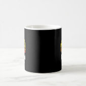 Leopard Regenbogen Vierte Klasse 4. erster Schulta Kaffeetasse (Mittel)
