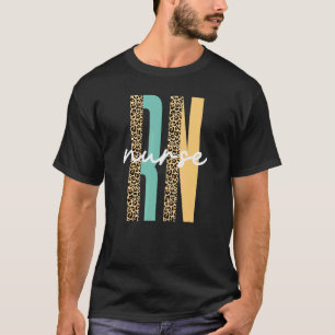 Leopard Registrierte Rn Krankenschwester Er Nicu L T-Shirt