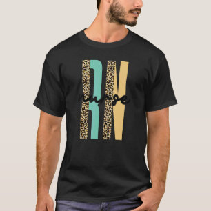 Leopard Registrierte Rn Krankenschwester Er Nicu L T-Shirt