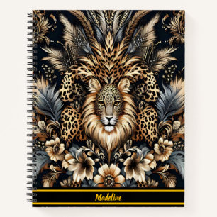Leopard Retreat: Lounge in Wilder Elegance Notizblock